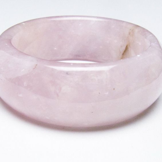 ローズクォーツ バングル  53mm [T492-3582]