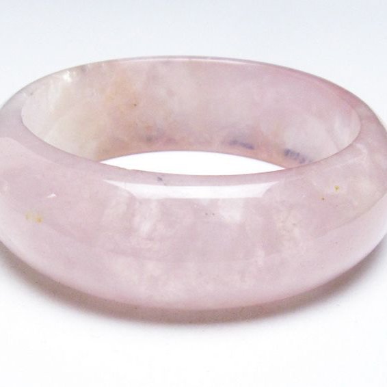 ローズクォーツ バングル 59mm [T492-3617]