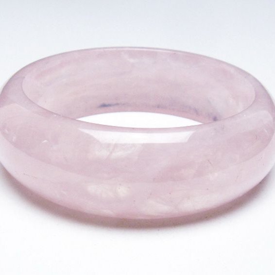 ローズクォーツ バングル  59mm [T492-3623]