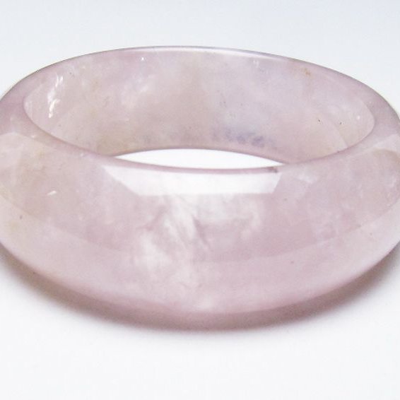 ローズクォーツ バングル 56mm [T492-3642]