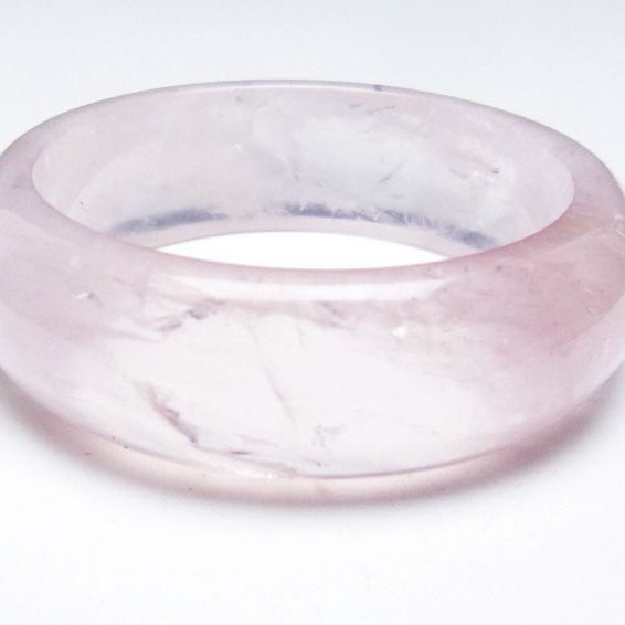 ローズクォーツ バングル 58mm [T492-3662]