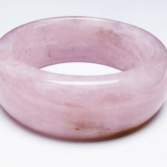 ローズクォーツ バングル 55mm [T492-3695]