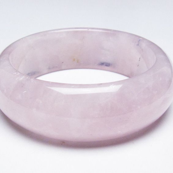 ローズクォーツ バングル 57mm [T492-3717]