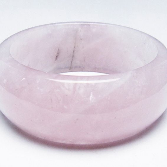 ローズクォーツ バングル 59mm [T492-3724]