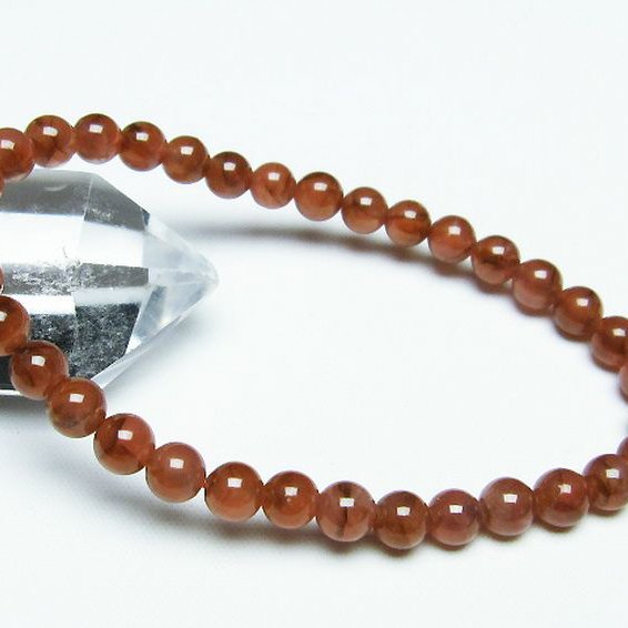 インカローズ ロードクロサイト ブレスレット 6mm [T494-2856]