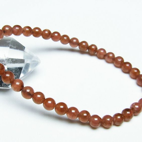 インカローズ ロードクロサイト ブレスレット 5mm [T494-2891]