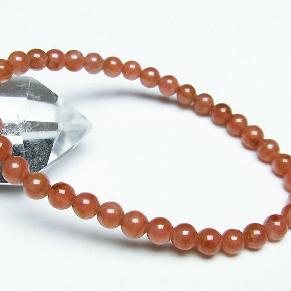 インカローズ ロードクロサイト ブレスレット 5mm [T494-2959]