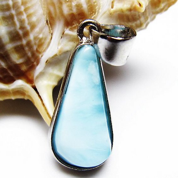 ラリマー ペンダント [t495-4266]