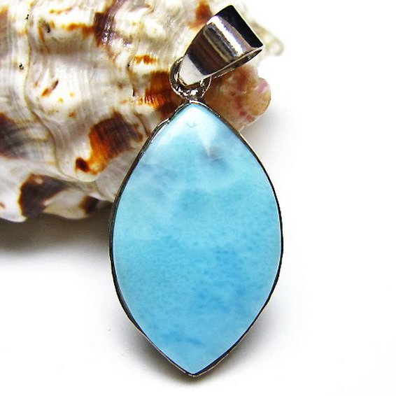 ラリマー ペンダント [t495-4392]