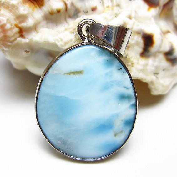 ラリマー ペンダント [t495-4407]