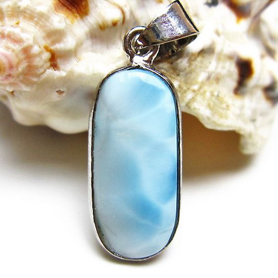 ラリマー ペンダント [t495-4416]