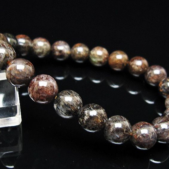 金針ルチル水晶 ブレスレット 8mm [t5-21996]