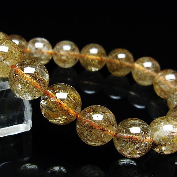 【一点物】最上級レベル タイチンルチル 11.5-12mm 透明度高 針太 針多 一点物】最上級レベル タイチンルチル 11.5-12mm 透明度高 針太 針多