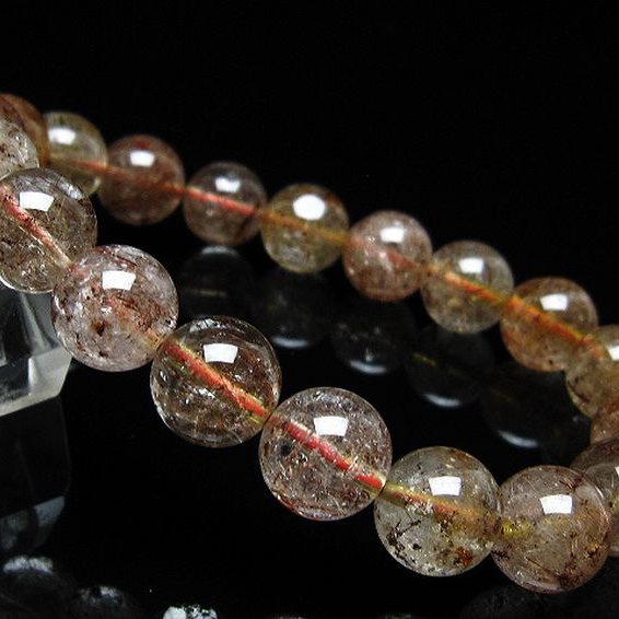 金針ルチル水晶 ブレスレット 11mm [t50-9265]