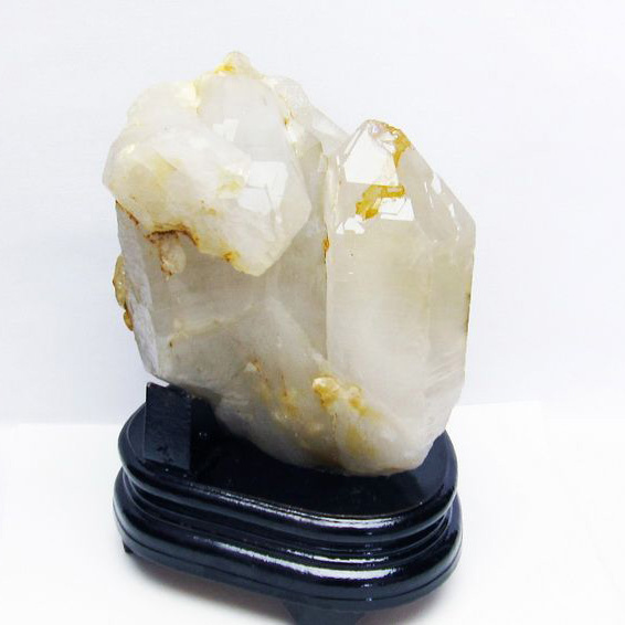 2.6Kg ライトニング水晶 カルサイト共生 原石[T501-4089]