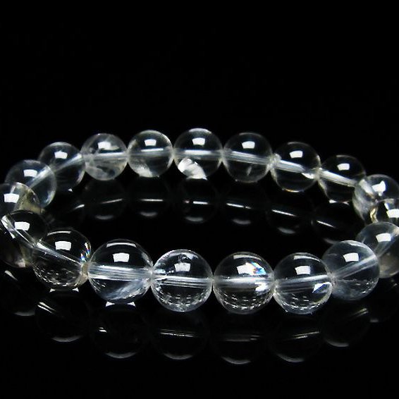 アイリスクォーツ 虹入り  レインボー水晶  ブレスレット 11mm [T506-2248]