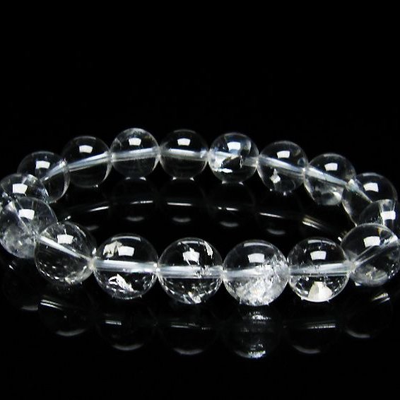 アイリスクォーツ 虹入り  レインボー水晶  ブレスレット 12mm [T506-2252]