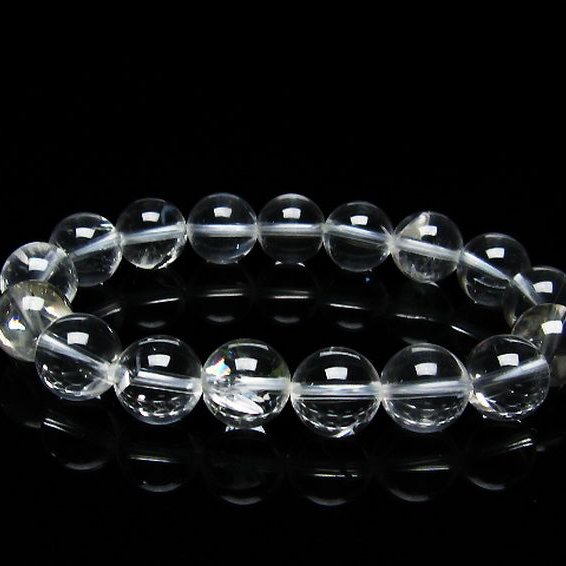 アイリスクォーツ 虹入り  レインボー水晶  ブレスレット  12mm [T506-2256]