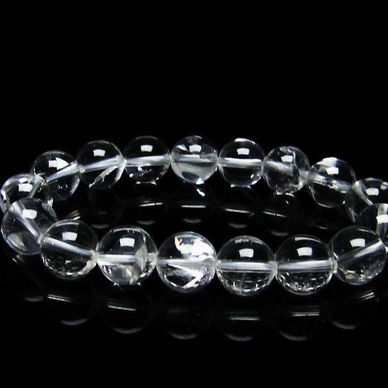 アイリスクォーツ 虹入り  レインボー水晶  ブレスレット 12mm [T506-2258]