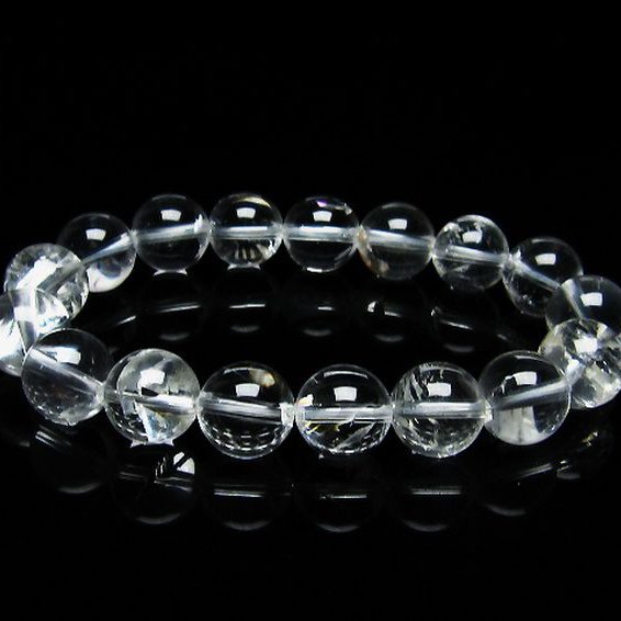 アイリスクォーツ 虹入り  レインボー水晶  ブレスレット 12mm [T506-2300]