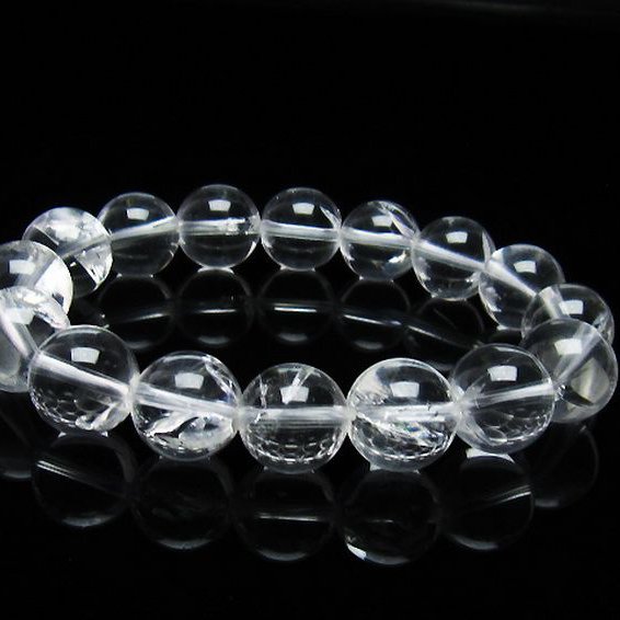 アイリスクォーツ 虹入り  レインボー水晶  ブレスレット  13mm [T506-2423]