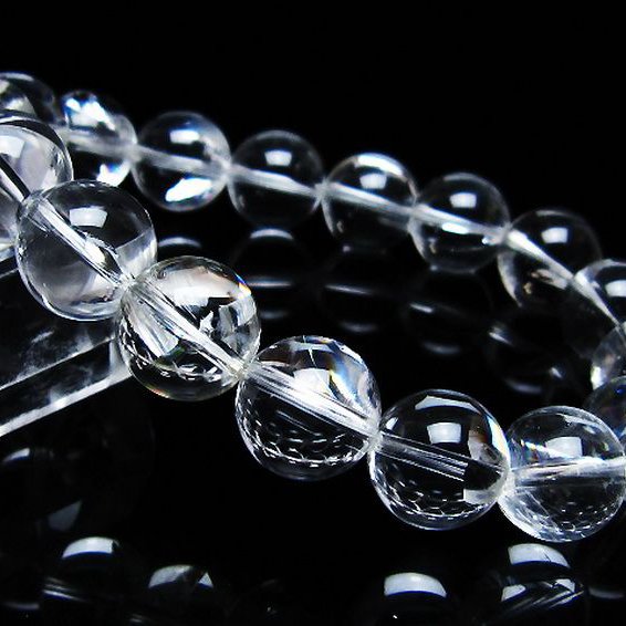 アイリスクォーツ 虹入り レインボー水晶 ブレスレット 12mm [T506-2702]