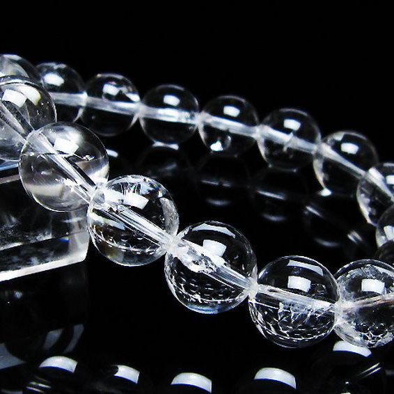 アイリスクォーツ 虹入り レインボー水晶 ブレスレット 12mm [t506-2821]