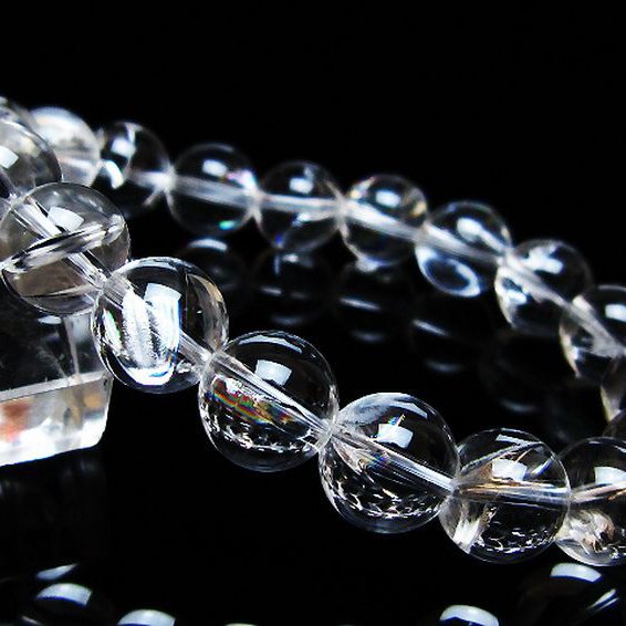 アイリスクォーツ 虹入り レインボー水晶 ブレスレット 10mm [T506-2902]