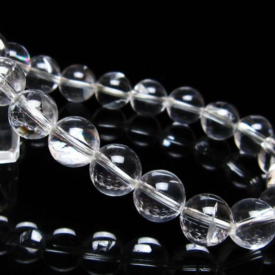 アイリスクォーツ 虹入り レインボー水晶 ブレスレット 10mm [t506-2971]