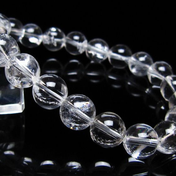 アイリスクォーツ 虹入り レインボー水晶 ブレスレット 9mm [t506-2995]