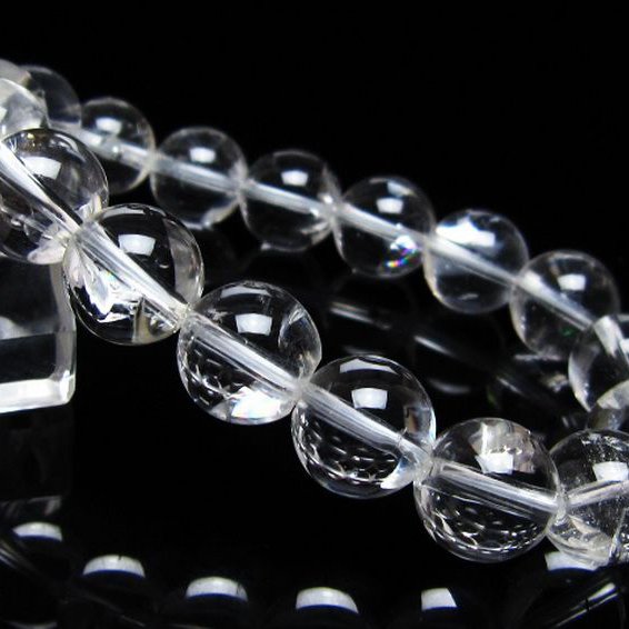 アイリスクォーツ 虹入り レインボー水晶 ブレスレット 12mm [t506-3006]