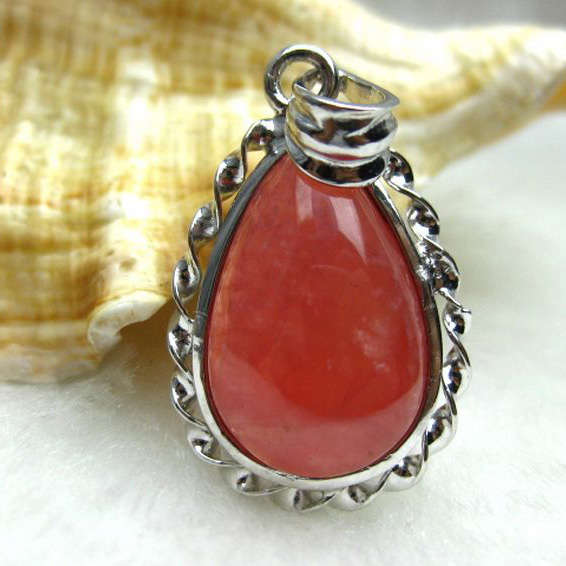 インカローズ ロードクロサイト ペンダント [T516-570]