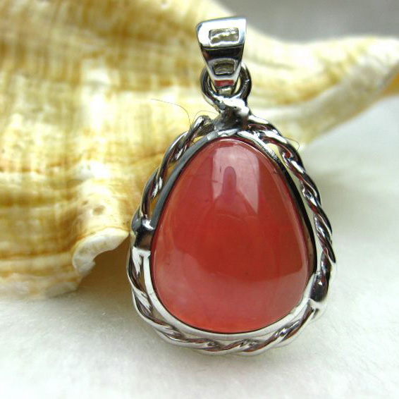 インカローズ ロードクロサイト ペンダント [T516-589]