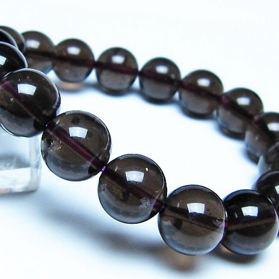 コロンビアナイト コロンビア産 天然ガラス ブレスレット 12mm [t521-2688]