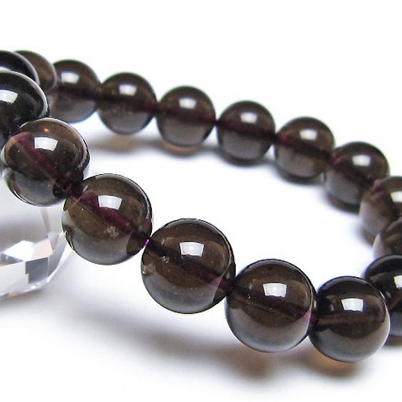 コロンビアナイト コロンビア産 天然ガラス ブレスレット 12mm [t521-2759]