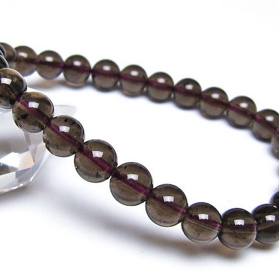 コロンビアナイト コロンビア産 天然ガラス ブレスレット 8mm [t521-2792]