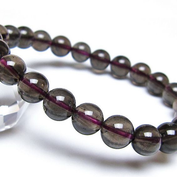 コロンビアナイト コロンビア産 天然ガラス ブレスレット 9mm [t521-2802]