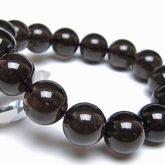 コロンビアナイト コロンビア産 天然ガラス ブレスレット 14mm [t521-2817]
