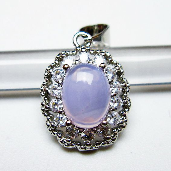 スコロライト（ラベンダークォーツ） ペンダント [T525-2172]