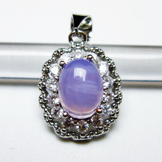 スコロライト（ラベンダークォーツ） ペンダント [T525-2180]