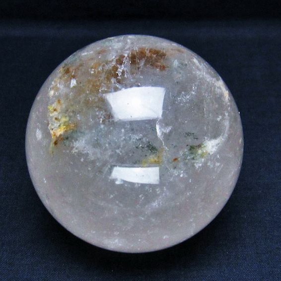 ライトニング水晶 丸玉  73mm [T529-5585]