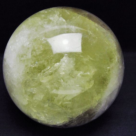 2.4Kg シトリン水晶 丸玉 120mm [T529-5904]