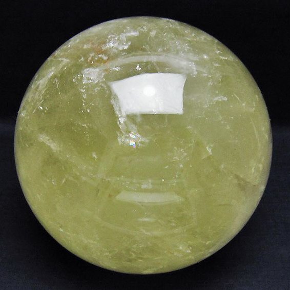 2.6Kg シトリン水晶 丸玉 125mm [T529-5912]