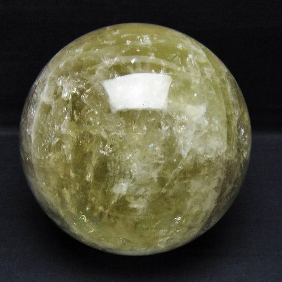 4.1Kg シトリン水晶 丸玉 150mm [t529-6312]
