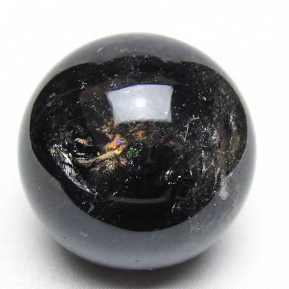 ライトニング水晶 丸玉 54mm [t529-6356]