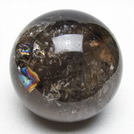 ライトニング水晶 丸玉 56mm [t529-6362]