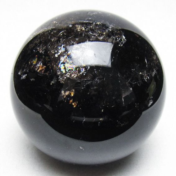 ライトニング水晶 丸玉 82mm [t529-6383]