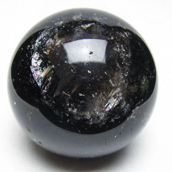ライトニング水晶 丸玉 83mm [t529-6386]