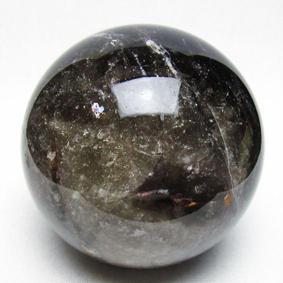 1.2Kg ライトニング水晶 丸玉 94mm [t529-6401]