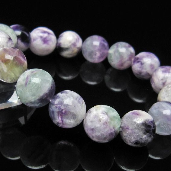 エンジェルフェザー フローライト ブレスレット 13mm [T53-3942]